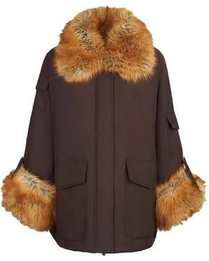 Canadian Cappotto Lindys Con Bordo - Marrone