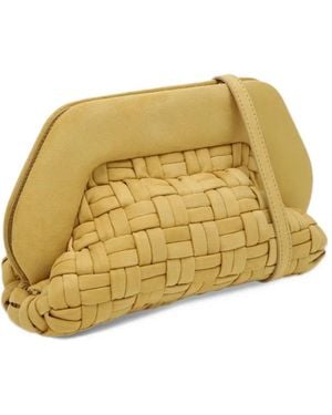 THEMOIRÈ Bios Woven Clutch Bag - Metallic