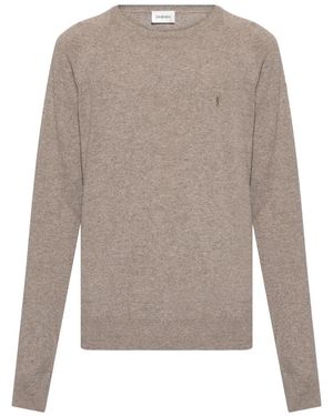 Saint Laurent Cassandre セーター - グレー
