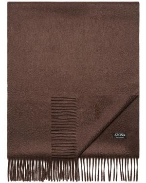 ZEGNA Oasi Cashmere Scarf - Brown