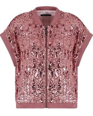 ARMANI EXCHANGE Sequin-Embellished Vest - Pink