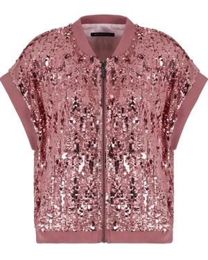 ARMANI EXCHANGE Oberteil Mit Pailletten - Pink