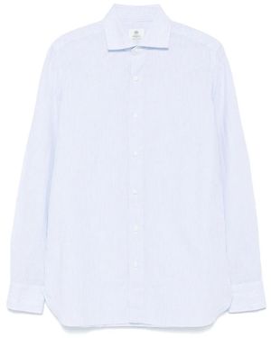 Luigi Borrelli Napoli Striped Shirt - White