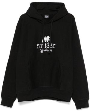 Felpa bianca stussy deals