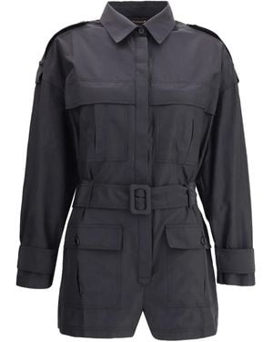 ANDAMANE Belted Waist Playsuit - Black