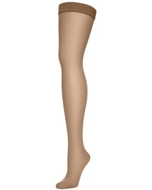 Wolford Individual 10 Stay-Up Stockings - White