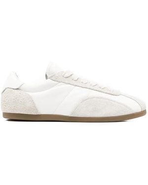 Represent Panelled Lace-Up Trainers - White