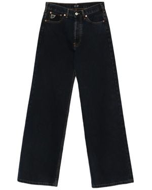 Lois Vaqueros Lindsay con logo - Azul