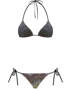 Missoni Bikini Mit Schleifenverschluss - Weiß