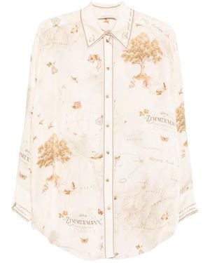 Zimmermann Chemise À Imprimé Graphique - Neutre
