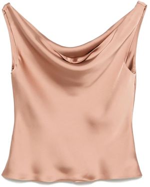 Norma Kamali Sleeveless Tops - Pink