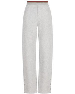 Gucci Button-detail track pants - Weiß