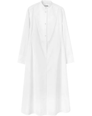 Jil Sander Cotton Shirtdress - White