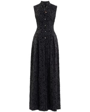Saiid Kobeisy Textured Jumpsuit - Black