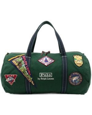 Polo Ralph Lauren Patch-Detail Cotton Bag - Green