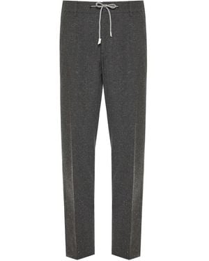 Eleventy Drawstring Trousers - Grey
