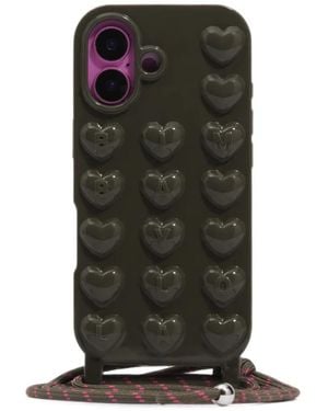 Bimba Y Lola Dark Shiny Silicone Case For Iphone 17 - Green