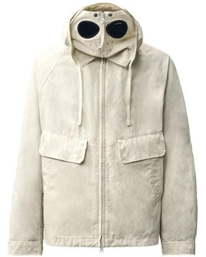 C.P. Company Jack Met Capuchon - Wit