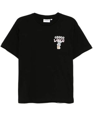 Chocoolate Embroidered T-Shirt - Black