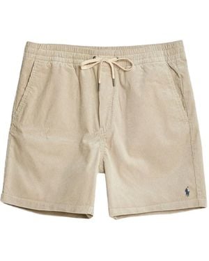 Ralph Lauren Corduroy Drawstring Shorts - Natural