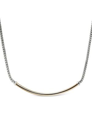 John Hardy Collar Jh Essential En Oro De 14 Ct - Blanco