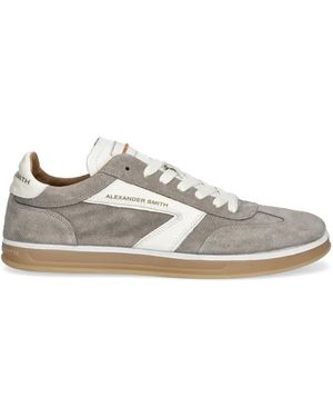 Alexander Smith Thames Leather Trainers - White
