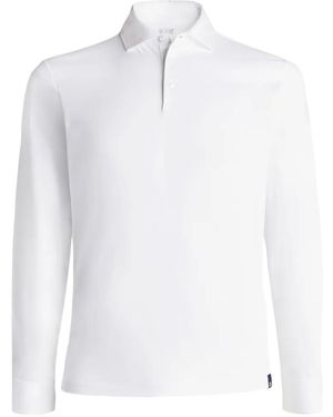 BOGGI Long-Sleeve Polo Shirt - White