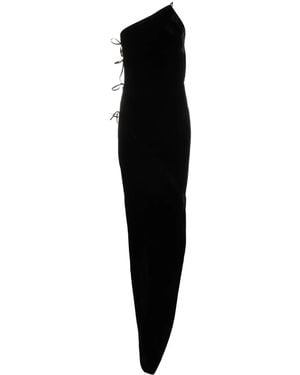 Rick Owens Taco One-shoulder Gown - Black