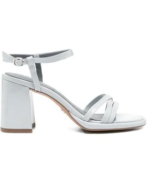 Tamaris Patent-Finish Strappy Sandals - White