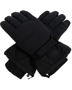 Canada Goose Fundamental Logo-Patch Gloves - Black