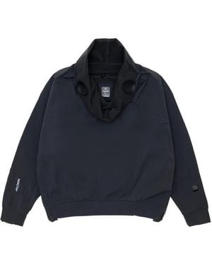 Nike Funnel-Neck Logo T-Shirt - Blue