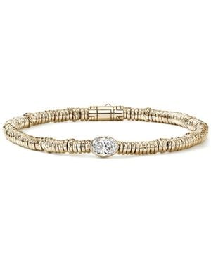 John Hardy Pulsera Lovestruck Heishi Con Diamantes - Metálico