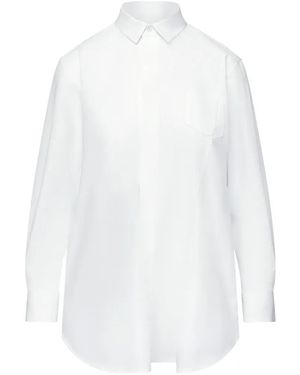 Sacai Chest-Pocket Poplin Shirt - White