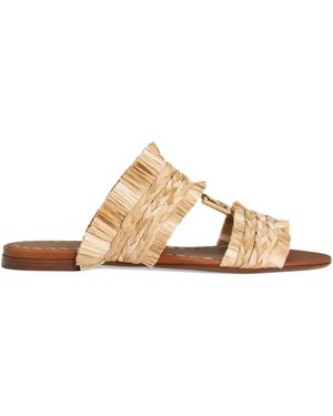 Dolce & Gabbana ウーブンストラップ サンダル - ナチュラル