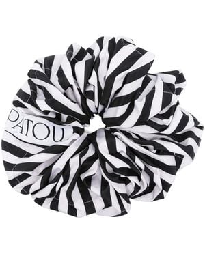 Patou Large Cotton Scrunchie - Black