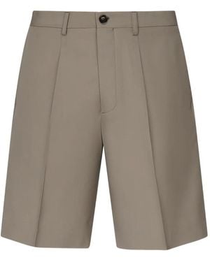 BE ABLE Button-Fastening Wool Shorts - Grey