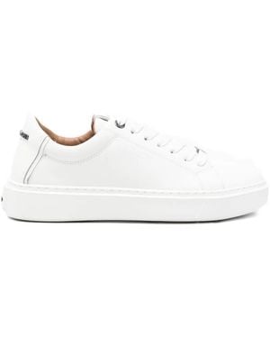 Alexander Smith Leather Sneakers - White
