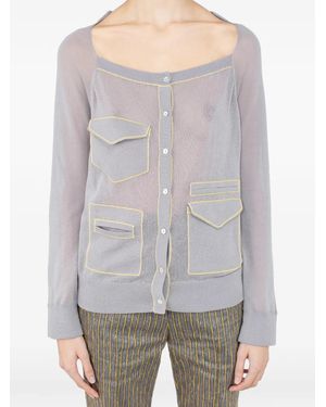 Kiko Kostadinov Kreiner Cardigan - Gray