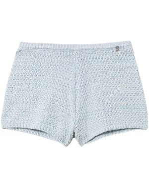Twinset ニットショートパンツ - ブルー