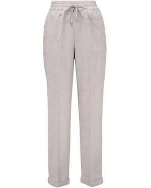 Kiton Pantaloni Con Coulisse - Grigio