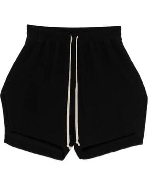 Rick Owens Drawstring-Waist Shorts - Black