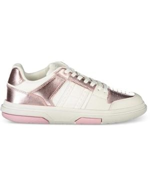 Tommy Hilfiger Brooklyn Metallic Low-Top Trainers - White