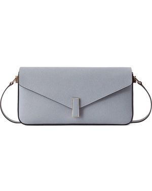 Valextra Iside leather shoulder bag - Grau
