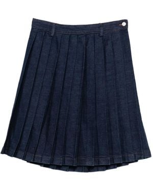 7 For All Mankind Pleated Skirt - ブルー
