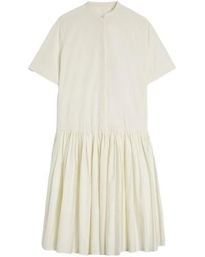 ワンピース JIL SANDER PASTEL ORANGE VISCOSE SHIRT DRESS Jil Sander Pastel Viscose Shirt Dress in Orange | Lyst