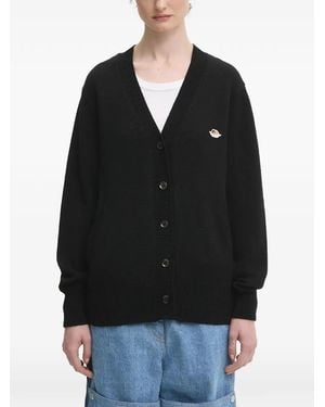 Fiorucci Cardigan Con Applicazione - Nero