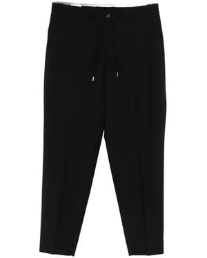 Briglia 1949 Tapered-Leg Trousers - Black