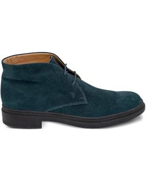 AccessXPrive Suede Boots - Blue