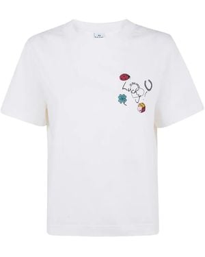 Paul Smith Organic Cotton Charms T-Shirt - White