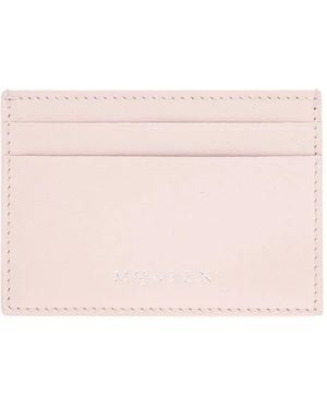 McQueen Leather Cardholder - Pink